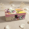 Handcrafted decoupage wooden box with floral artwork